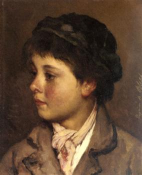 尤金 德 佈拉斯 Head Of A Young Boy 尤金 德 佈拉斯 Head Of A Young Boy
